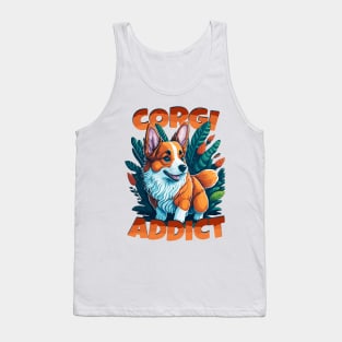 Corgi addict Tank Top